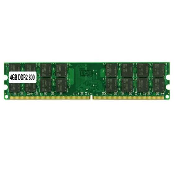 Imagem de Memória RAM DDR2 4GB 800MHz PC2-6400 - 240-Pin 1.8V para Desktop e Servidor
