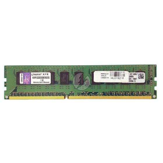 Imagem de Memória Ram DDR3, 2GB, 1333, 1Rx8, UDIMM da Kingston: KVR1333D3S8E9S/2G