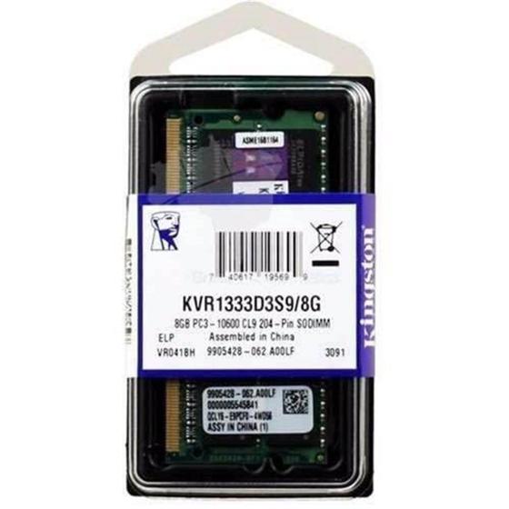 Imagem de Memória Ram Ddr3 8Gb 1333Mhz Pc310600 Kingston Kvr1333D3S9/8