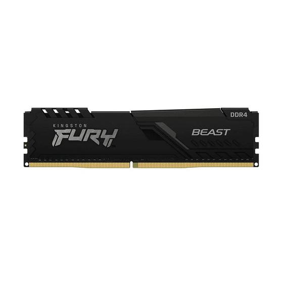 Imagem de Memória Ram DDR4 16GB 3200Mhz Cl16 Fury Beast Black Kingston