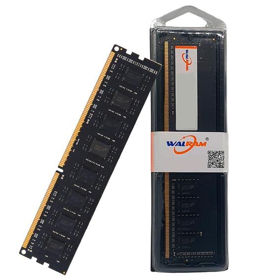 Imagem de Memória Ram Desktop 8Gb Ddr3 1600Mhz U-Dimm Walram - Preta