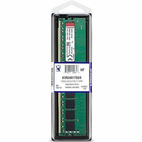 Imagem de Memória RAM Desktop DDR4 8GB 2400Mhz KINGSTON KVR24N17S8/8