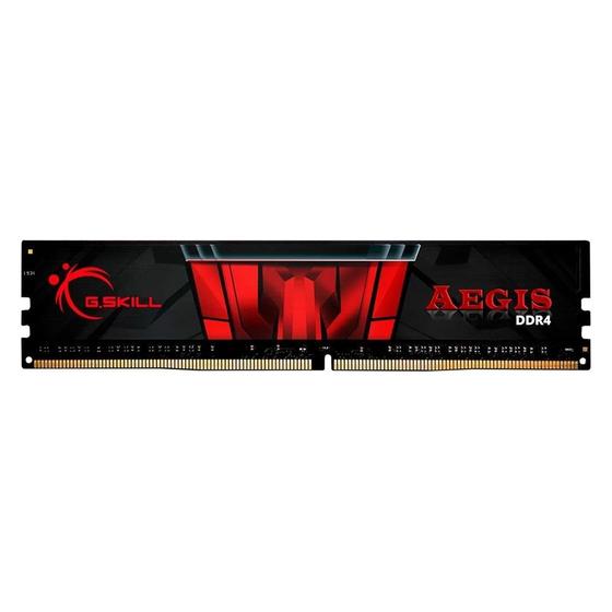 Imagem de Memória RAM G.Skill Aegis 16GB, DDR4, 2666MHz, CL19 Preto - F4-2666C19S-16GIS
