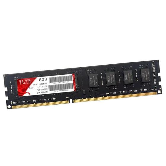 Imagem de Memória RAM Jazer 8GB DDR3L 1600MHZ CL11 1.5V