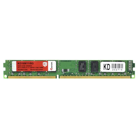 Imagem de Memoria Ram Keepdata DDR3 8GB 1600MHZ KD16N11/8G