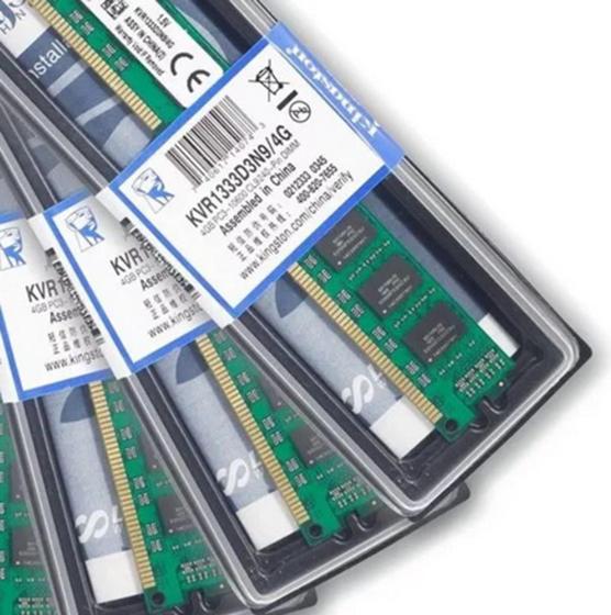 Memória Ram Kingston Ddr3 4gb 1333mhz Kvr1333d3n9/4g - Memória RAM ...