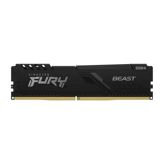 Memória RAM Kingston Fury Beast, 8GB, 3200MHz, DDR4, CL16, Preto - KF432C16BB/8 Imagem de Memória RAM Kingston Fury Beast, 8GB, 3200MHz, DDR4, CL16, Preto - KF432C16BB/8