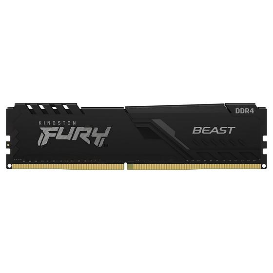 Imagem de Memória RAM Kingston Fury Beast DDR4 8GB 3600MHz - Preto (KF436C17BB/8)