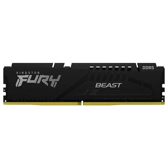 Imagem de Memória RAM Kingston Fury Beast DDR5 8GB 5600MHz - Preto (KF556C40BB-8)
