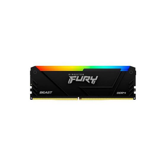 Imagem de Memória Ram Kingston Fury Beast Rgb 32Gb Ddr4 3200Mhz Kf432C16Bb2A 32