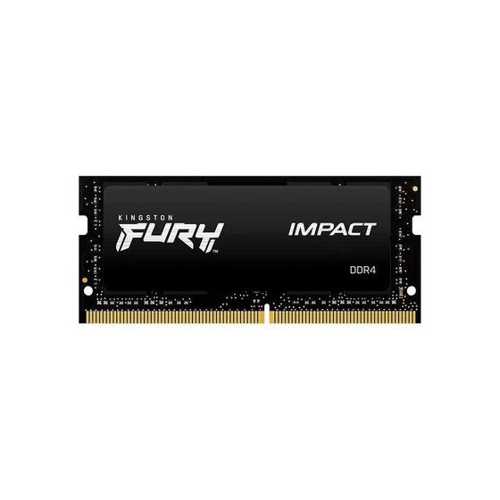 Imagem de Memória RAM Kingston Fury Impact 8GB DDR4 3200MHz - Preto