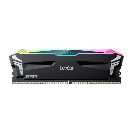 Imagem de Memória RAM Lexar RGB, 32GB (2x16GB), 7200MHz, DDR5, CL34, Preto - LD5U16G72C34LA-RGD