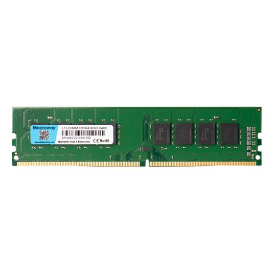 Imagem de Memoria Ram Macroway Lo-DIMM - 8GB - DDR4 - 2400MHZ - Desktop