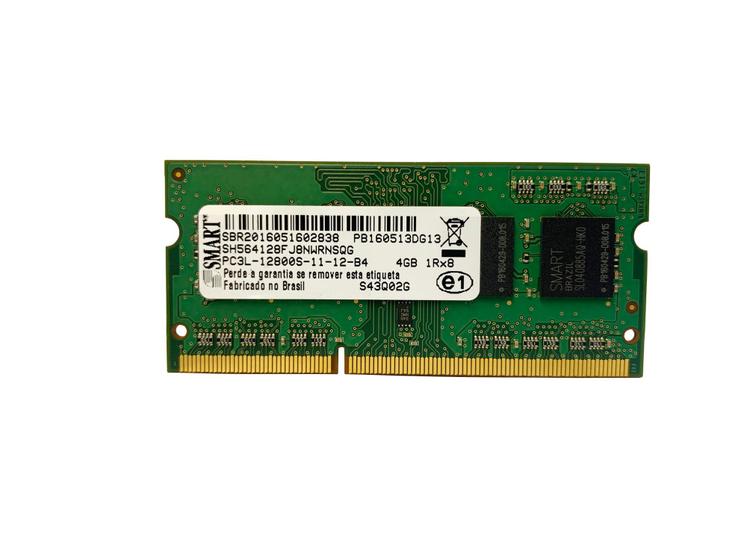 Memória Ram Notebook 4gb 1x4gb Smart 1600mhz Pc3l-12800s Menor preço em Memória Ram Notebook 4gb 1x4gb Smart 1600mhz Pc3l-12800s