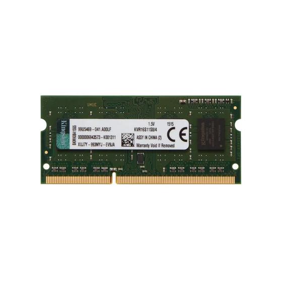 Memória Ram Notebook Ddr3 8Gb 1600Mhz Kingston Kvr16Ls11/8 Menor preço em Memória Ram Notebook Ddr3 8Gb 1600Mhz Kingston Kvr16Ls11/8