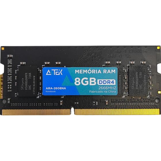 Imagem de Memória Ram Para Notebook 8Gb DDR4 Aitek
