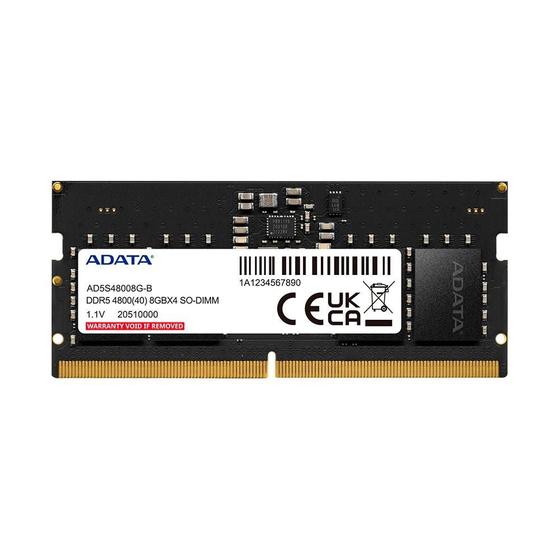 Imagem de Memória RAM para Notebook Adata XPG, 8GB, 4800MHz, DDR5, CL40 - AD5S48008G-S