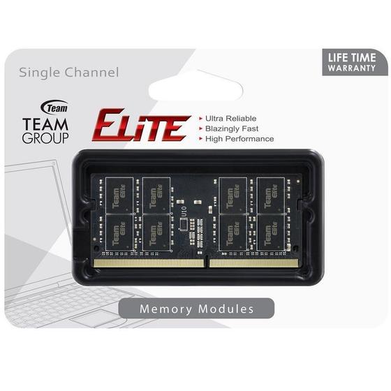 Imagem de Memória Ram para Notebook DDR4 4GB 2400 Mhz Team Group Elite TED44G2400C16-S01