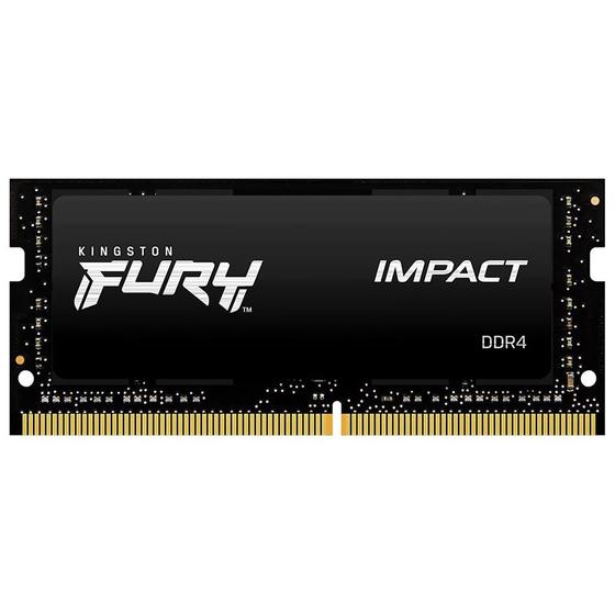 Memória ram para notebook kingston fury impact ddr4 8gb 3200mhz - preto (kf432s20ib/8) Menor preço em Memória ram para notebook kingston fury impact ddr4 8gb 3200mhz - preto (kf432s20ib/8)