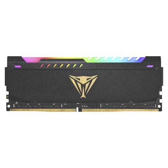 Imagem de Memória RAM Patriot Viper Steel Black RGB 16GB DDR4 3200MHz