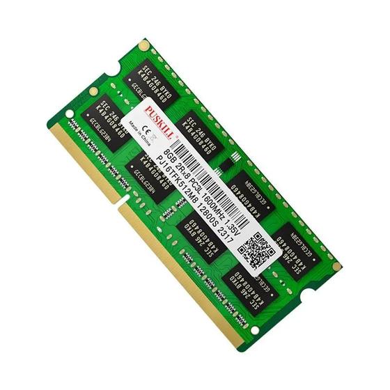 Imagem de Memória RAM Puskill 8GB DDR3L 1600MHZ CL11 1.35V p/ Notebook