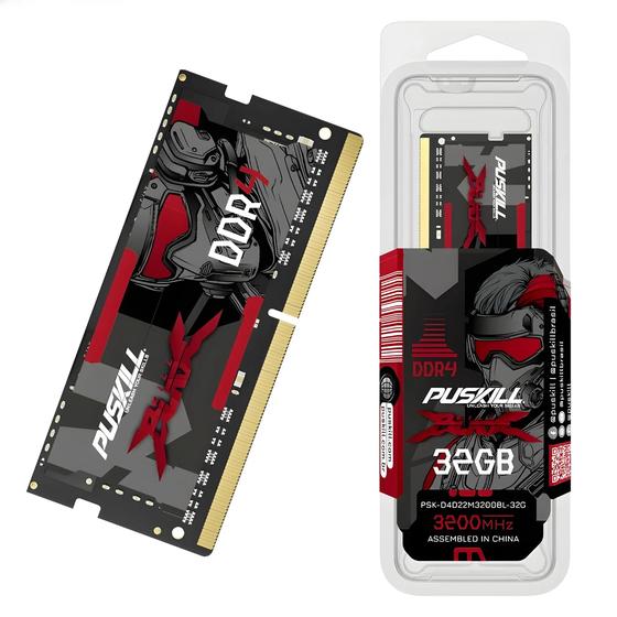 Imagem de Memória RAM SODIMM DDR4/DDR3L para Notebook - 4GB, 8GB, 16GB e 32GB (1333MHz a 3200MHz)