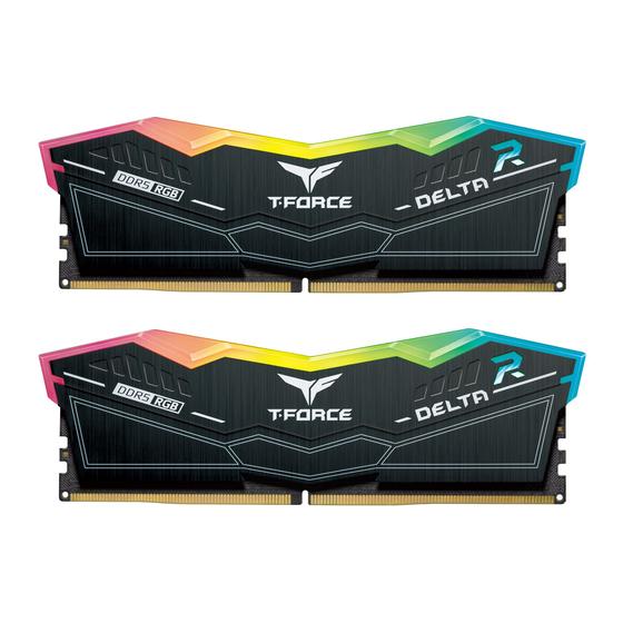Imagem de Memória RAM TEAMGROUP T-Force Delta RGB DDR5 32GB (2x16GB)