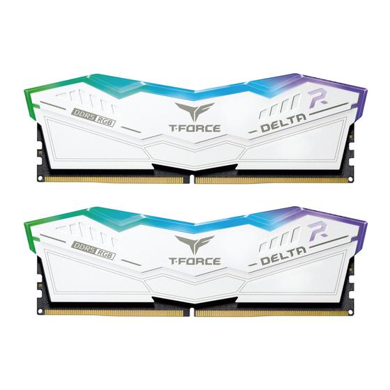 Imagem de Memória RAM TEAMGROUP T-Force Delta RGB DDR5 64GB (2x32GB)
