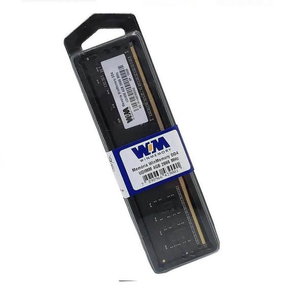 Memória RAM Win DDR4, 2666MHz, 4GB, Desktop, CL19 UDIMM Menor preço em Memória RAM Win DDR4, 2666MHz, 4GB, Desktop, CL19 UDIMM