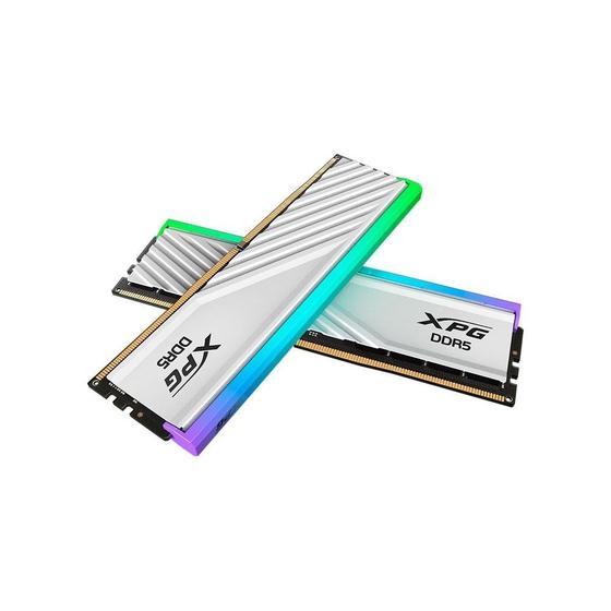 Imagem de Memória RAM XPG Lancer Blade, 16GB(2x8GB), RGB, DDR5, 6000MHz, Dual Tray, CL48, Branco - AX5U6000C4816G-DTLABRWH