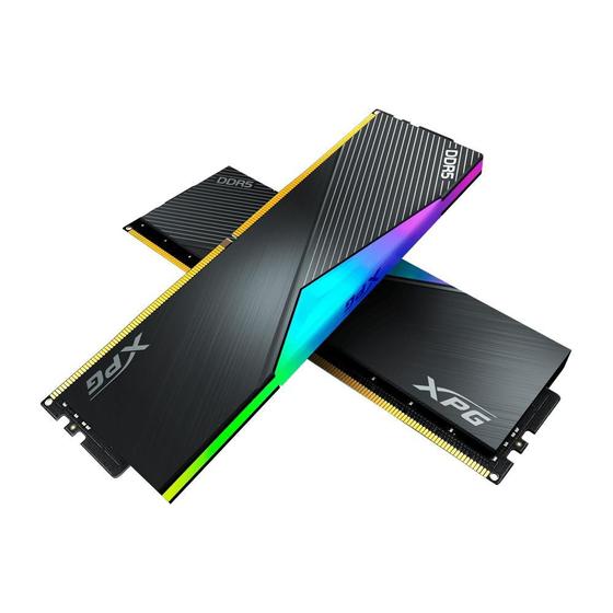 Memória RAM XPG Lancer, RGB, 32GB (2x16GB), 6000MHz, DDR5, CL30, Preto - AX5U6000C3016G-DCLARBK Menor preço em Memória RAM XPG Lancer, RGB, 32GB (2x16GB), 6000MHz, DDR5, CL30, Preto - AX5U6000C3016G-DCLARBK