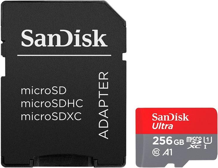 Imagem de Memoria Sandisk Microsdxc Ultra Uhs-I 256GB 150MB/s 2X1