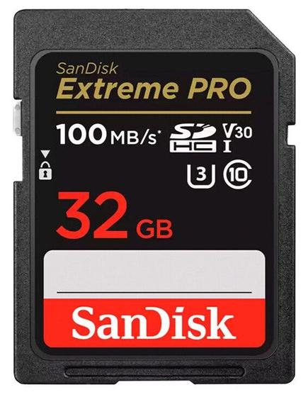 Imagem de Memoria SD Sandisk 32GB Extreme Pro SDHC Uhs-I 100MB/s