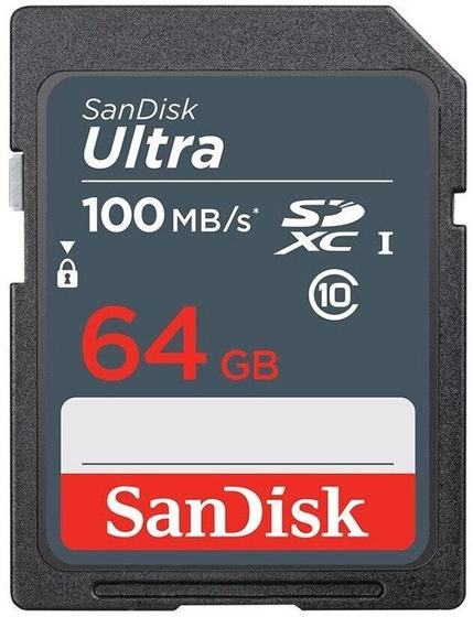 Imagem de Memoria SDXC Uhs-I Ultra Sandisk 64GB 100MB/s