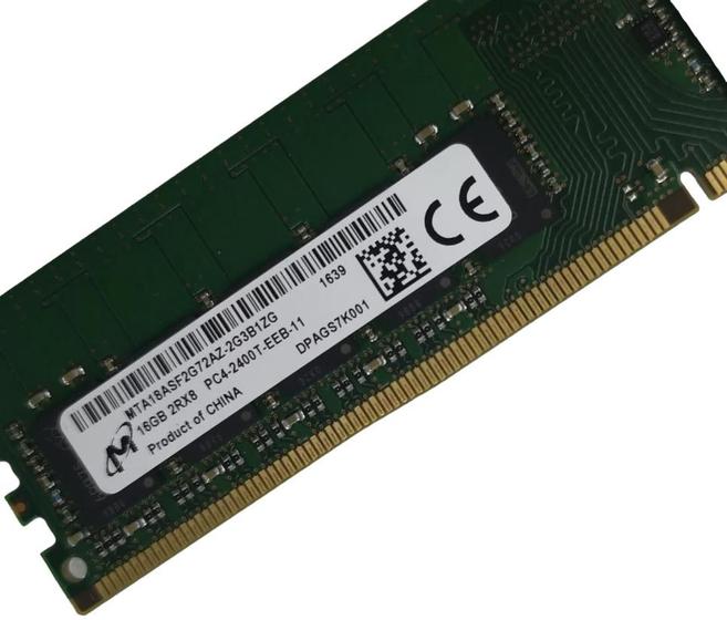 Imagem de Memoria Servidor 16Gb Ddr4 Ecc Udimm Hp Dl20 Ml10 Ml30 G9