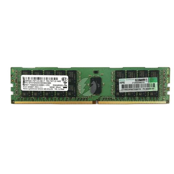 Memória Servidor 32GB DDR4, 2400 MHZ, ECC RDIMM Menor preço em Memória Servidor 32GB DDR4, 2400 MHZ, ECC RDIMM