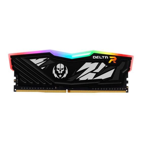 Imagem de Memoria Team Group T-Force RTB Delta RGB 8GB (1x8) DDR4 3600MHz, TF12D48G3600HC18J01