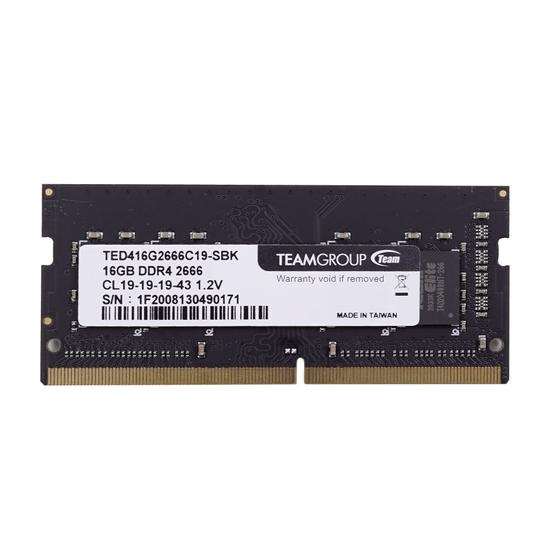 Imagem de Memoria Teamgroup Notebook 16Gb DDR4 2666MHZ TED416G2666C19