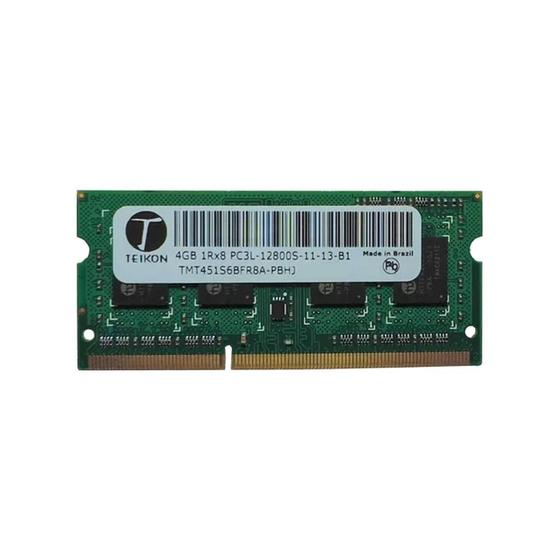 Memória Teikon Ram 4Gb Ddr3 1600Mhz Para Notebooks é ruim? Memória Teikon Ram 4Gb Ddr3 1600Mhz Para Notebooks é boa?