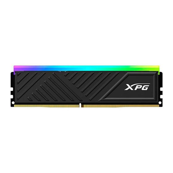 Imagem de Memória XPG Spectrix D35G, RGB, 16GB, 3200MHz, DDR4, CL16, Preto - AX4U320016G16A-SBKD35G