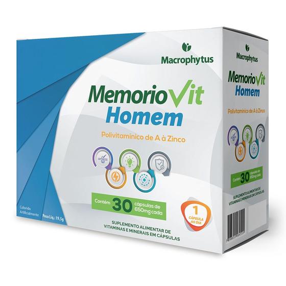 Imagem de Memoriovit Homem 30 cápsulas