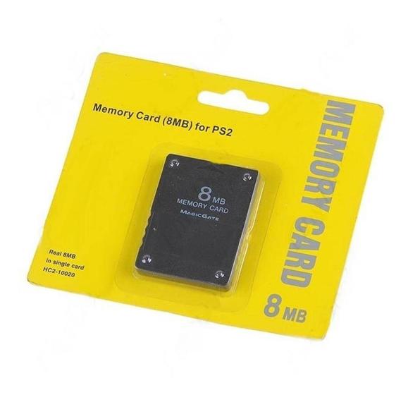 Imagem de Memory Card 8mb Para Playstation 2 Ps2 Cartõa De Memoria Pro