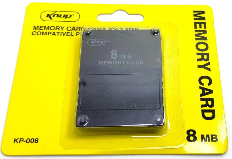 Imagem de Memory Card Knup PS2 8MB - Armazenamento Jogos PS2