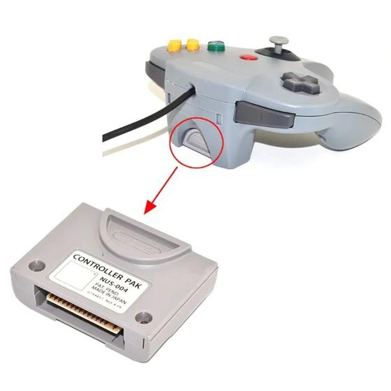 Imagem de Memory Card Nintendo 64 Controller Pak N64 128MB