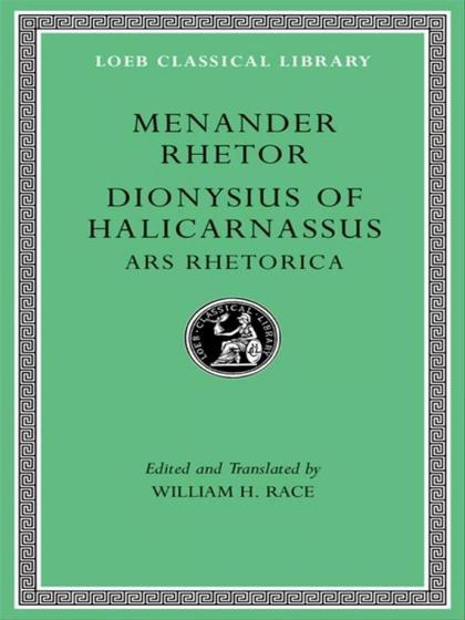 Imagem de Menander rhetor dionysius of halicarnassus ars rhetorica
