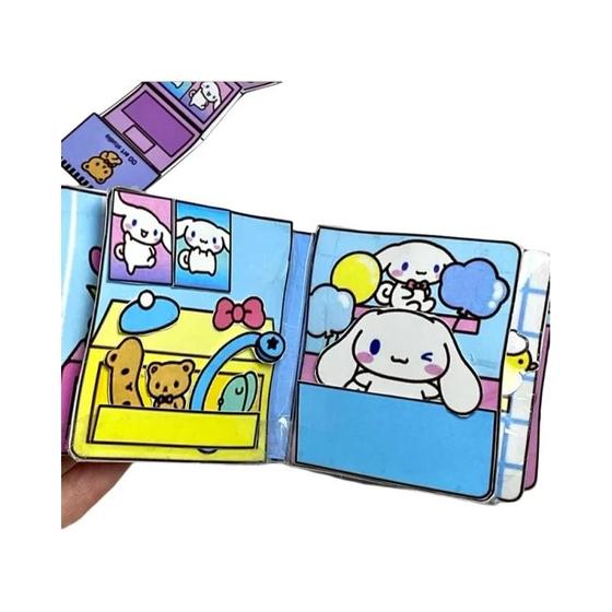 Imagem de Meninas DIY Livro Silencioso Kuromi Cinnamoroll Minha Melodia Brinquedo Infantil Feito À Mão