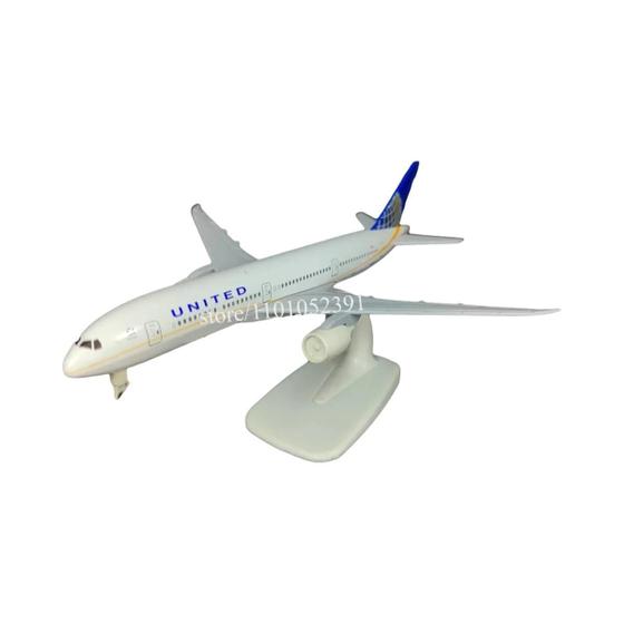 Imagem de Meninos Modelo De Aeronave Metal Diecast Fly Emirates B777 Réplica Avião Aviação Escritório