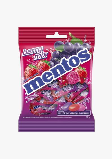 Imagem de Mentos Berry Mix Bag Individual 62,1g - 23 unidades