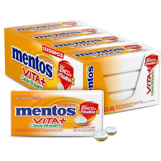 Imagem de Mentos clear breath sabor citros 35gr com 12 un perfetti