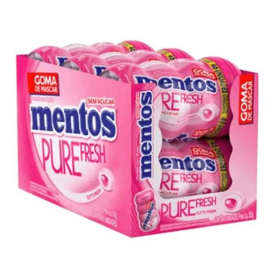 Imagem de Mentos potão pure tutti frutti fresh zero açúcar contendo 6 frascos de 92g cada 